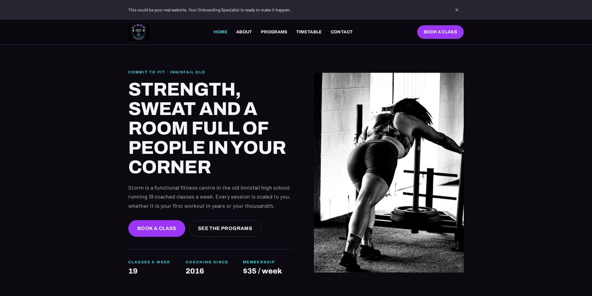 Storm Strength and Conditioning