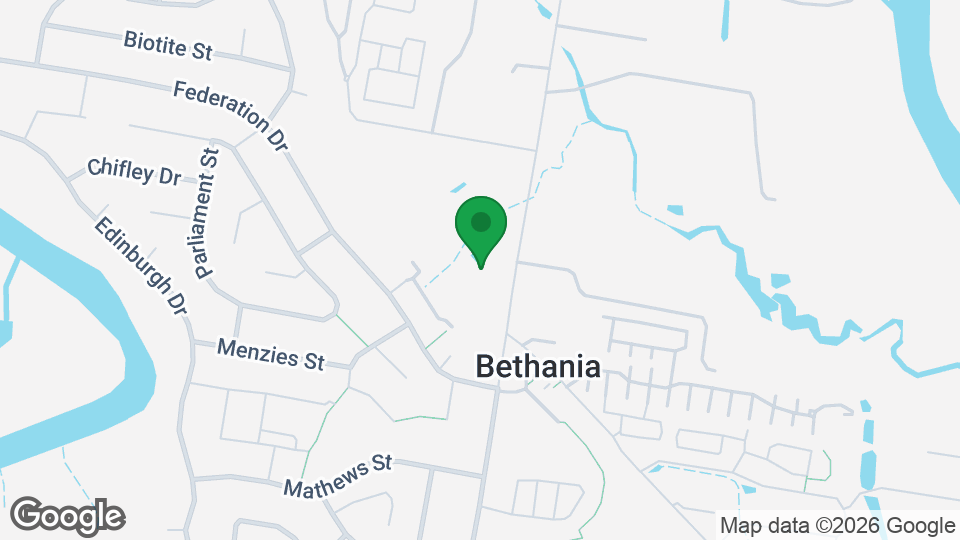 Map of Bethania Aquatic Centre