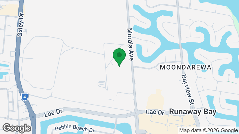 Map of Gold Coast Performance Centre