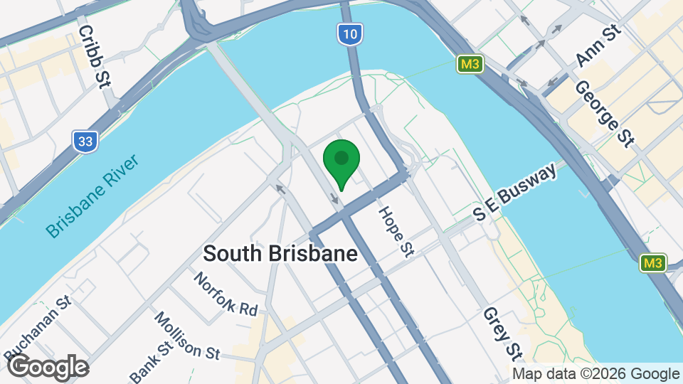 Map of Never Quit Sth Brisbane