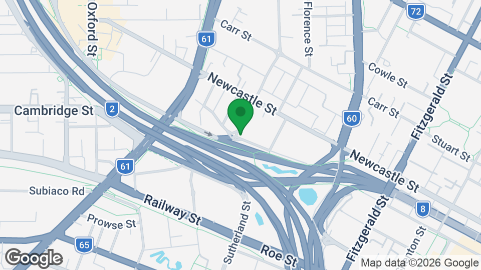 Map of Inner City Fitness
