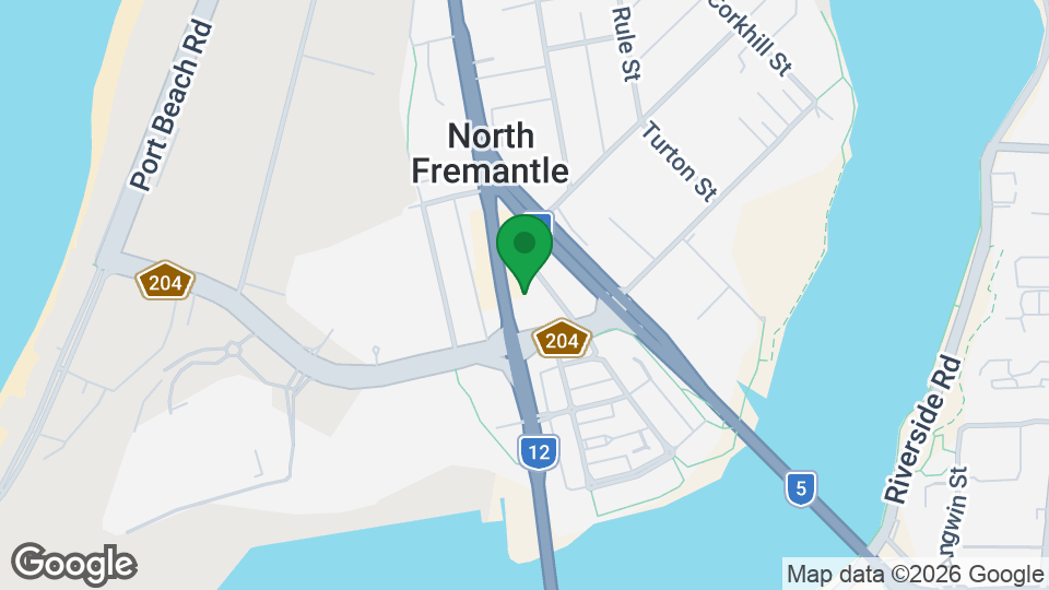 Map of North Fremantle Pilates