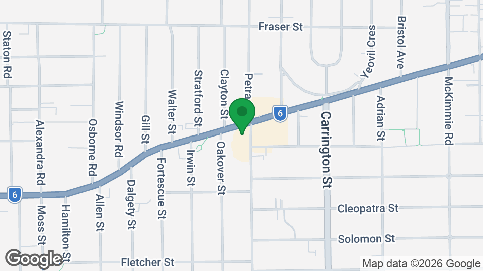 Map of Aerial Yoga Perth