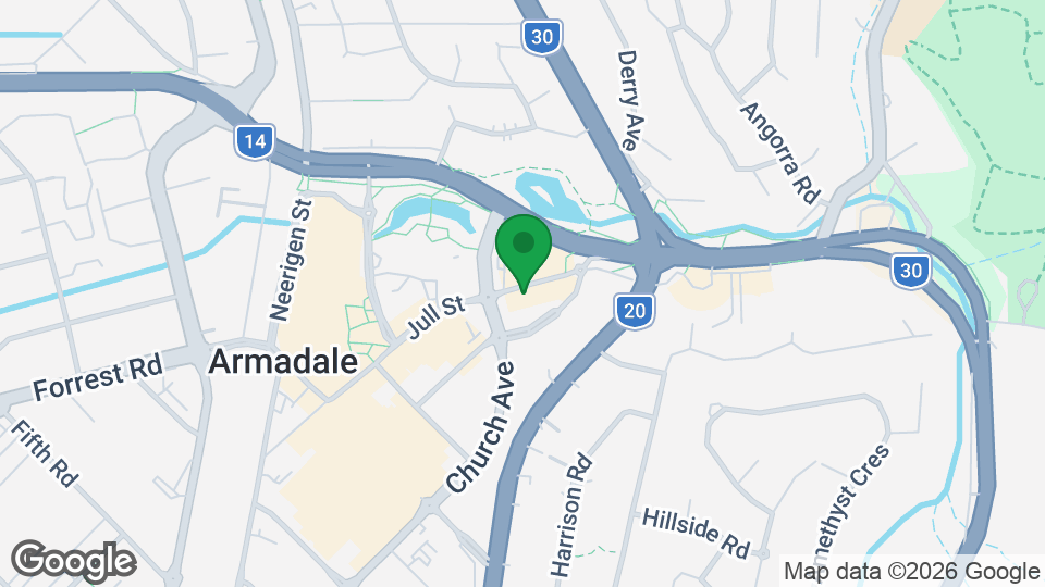Map of Armadale First Tae Kwon Do Martial Arts