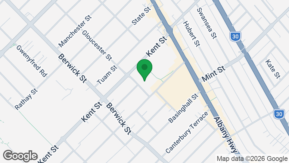 Map of Spark Karate Vicpark-SouthPerth