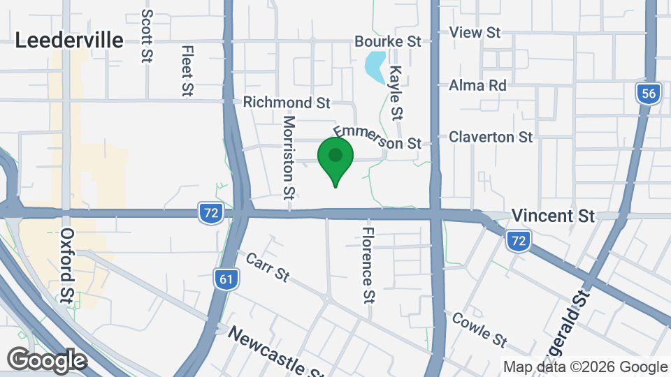 Map of Beatty Park Leisure Centre