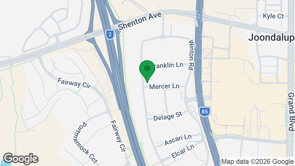 Map of The Pilates Warehouse