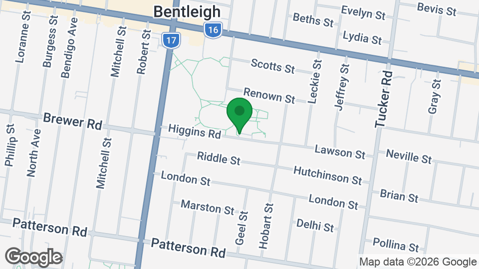Map of Bentleigh-Southern Judo Club