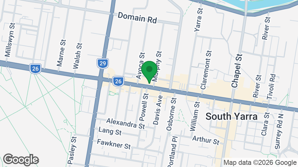 Map of Master Pilates South Yarra