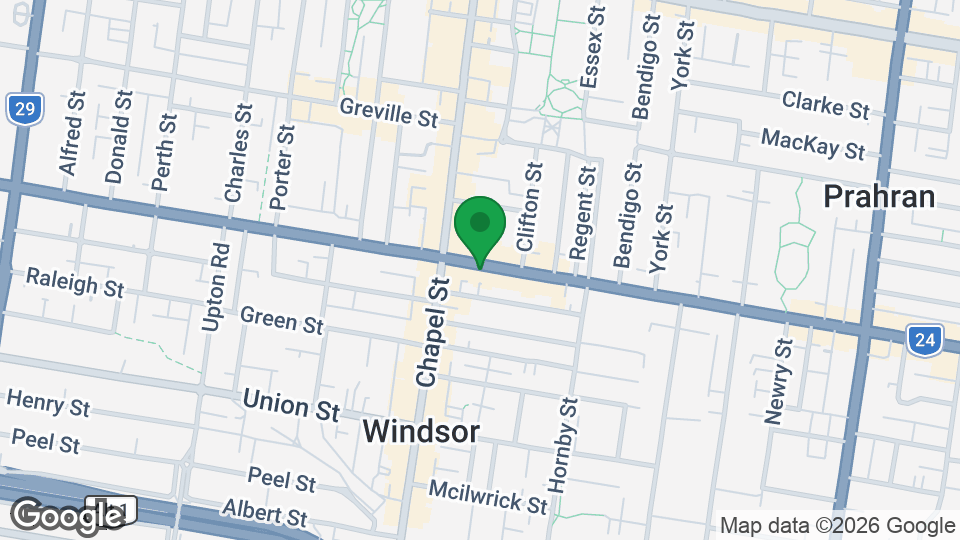 Map of Prahran Taekwondo