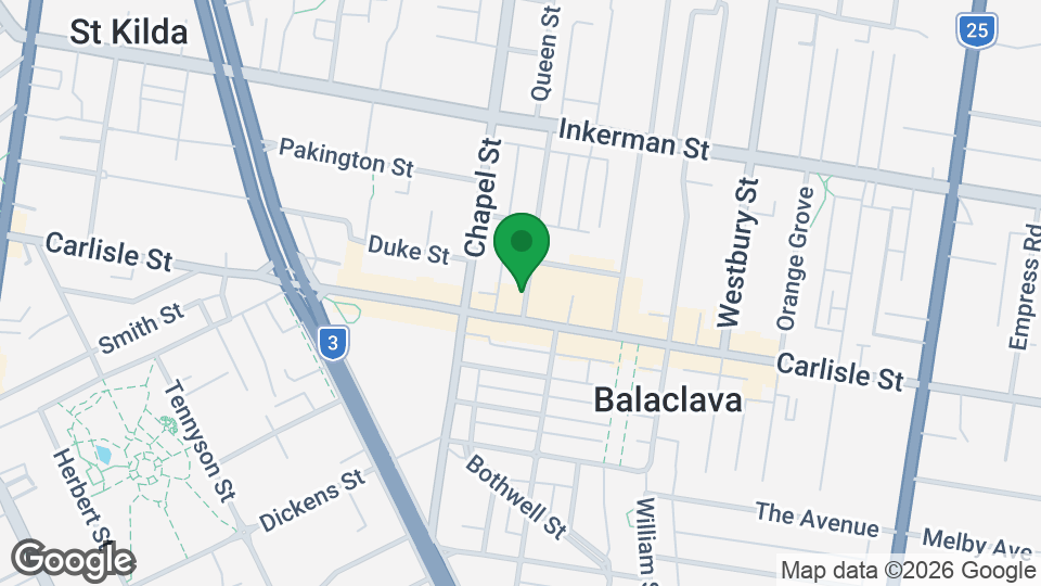 Map of Infinity Pilates Studio