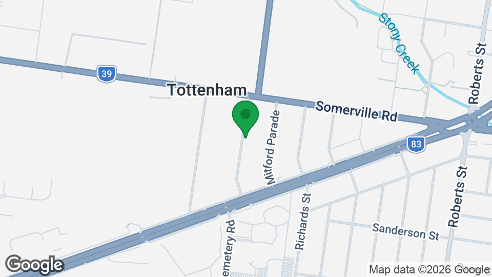 Map of Gracie Jiu-Jitsu Footscray