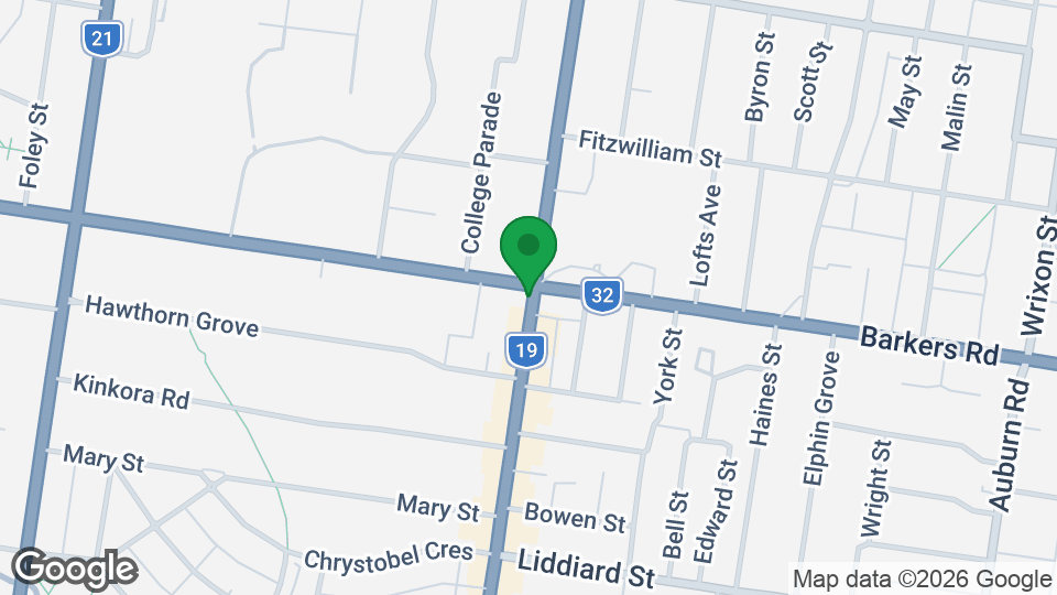 Map of Melbourne Pilates Method Studio