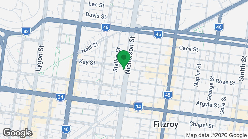 Map of Reformer Pilates Carlton