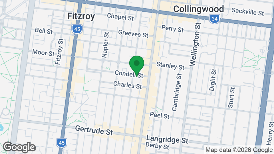 Map of Siddha Yoga Ashram in Melbourne