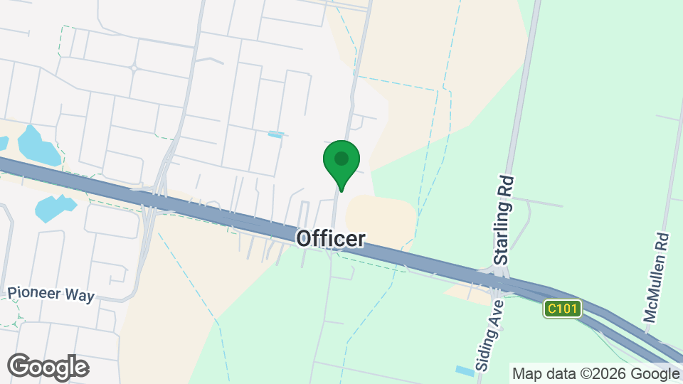 Map of Cardinia Karate