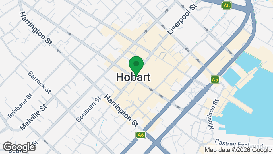 Map of Folde Yoga Hobart