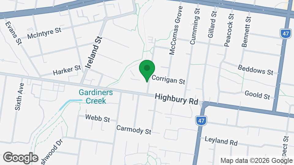 Map of Gracie Jiu-Jitsu Burwood