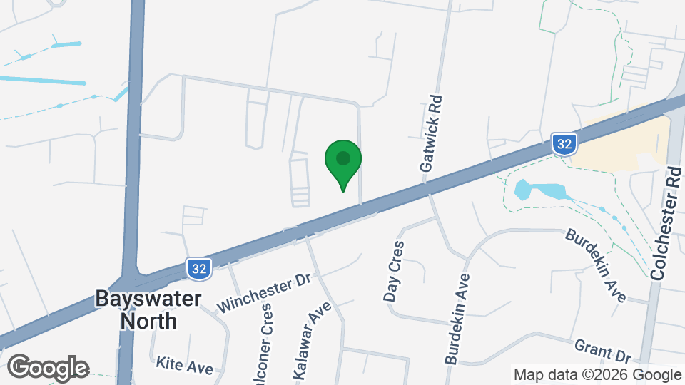 Map of FS8 Bayswater North