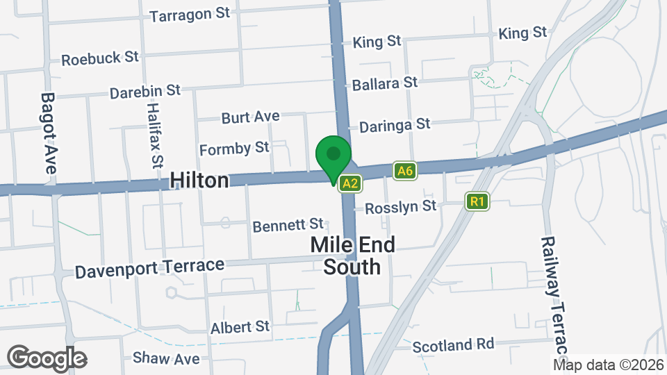 Map of KX Pilates Mile End