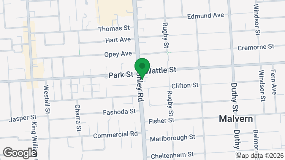 Map of Adelaide Yoga Flow