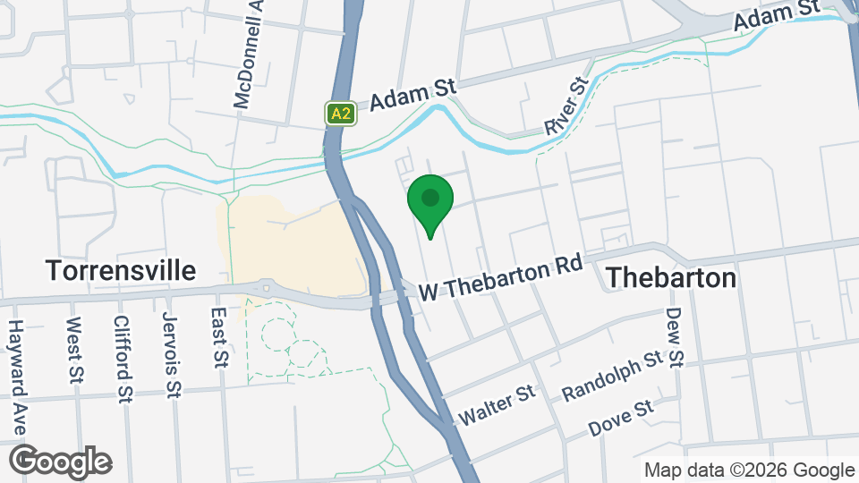 Map of Adelaide's Bouldering Club