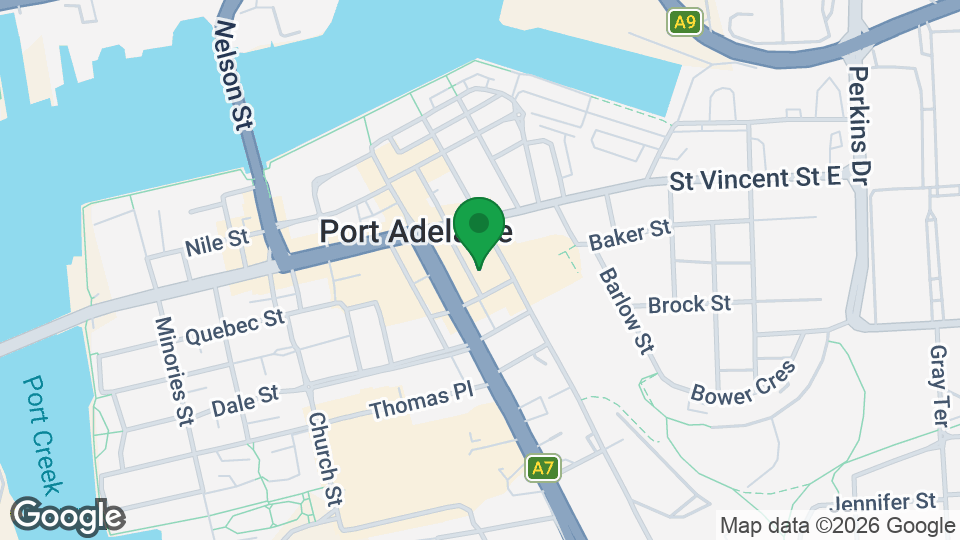 Map of Shala Om- Yoga in Semaphore & Port Adelaide