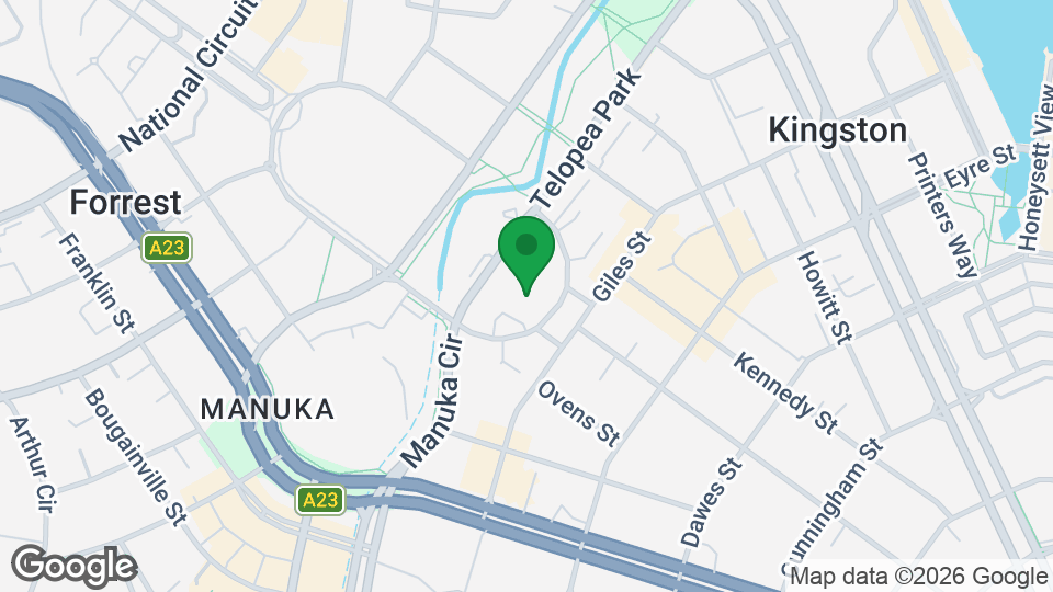 Map of Action Taekwondo Canberra