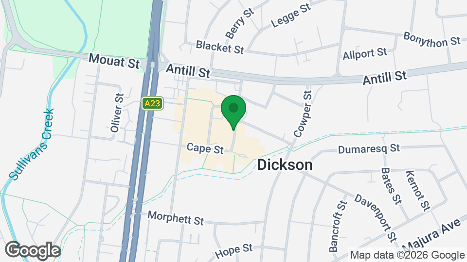 Map of Chopper's Gym Dickson