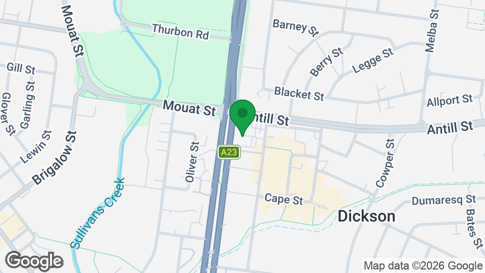 Map of Bikram Yoga Canberra