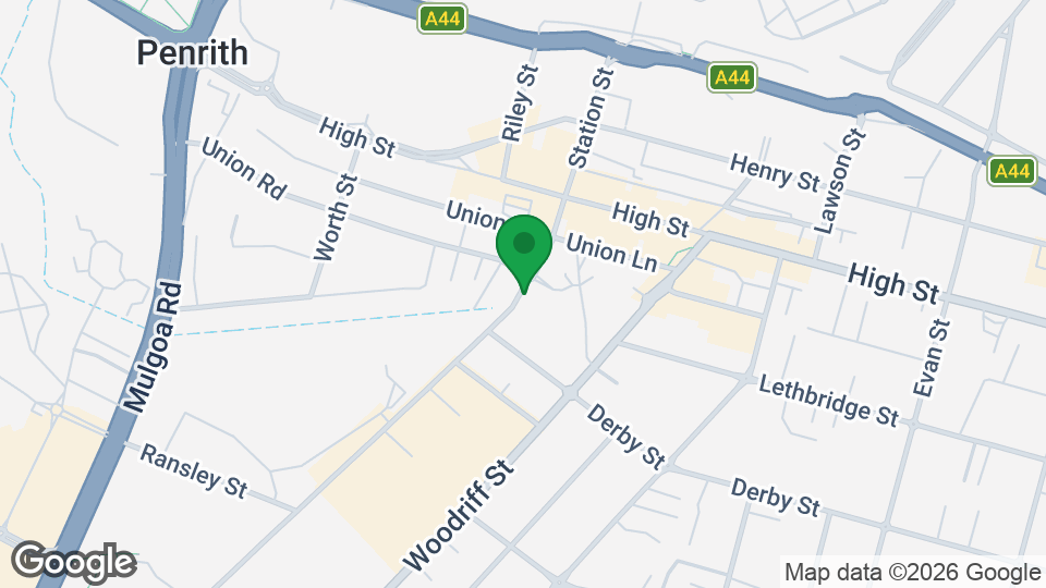 Map of PCYC Penrith