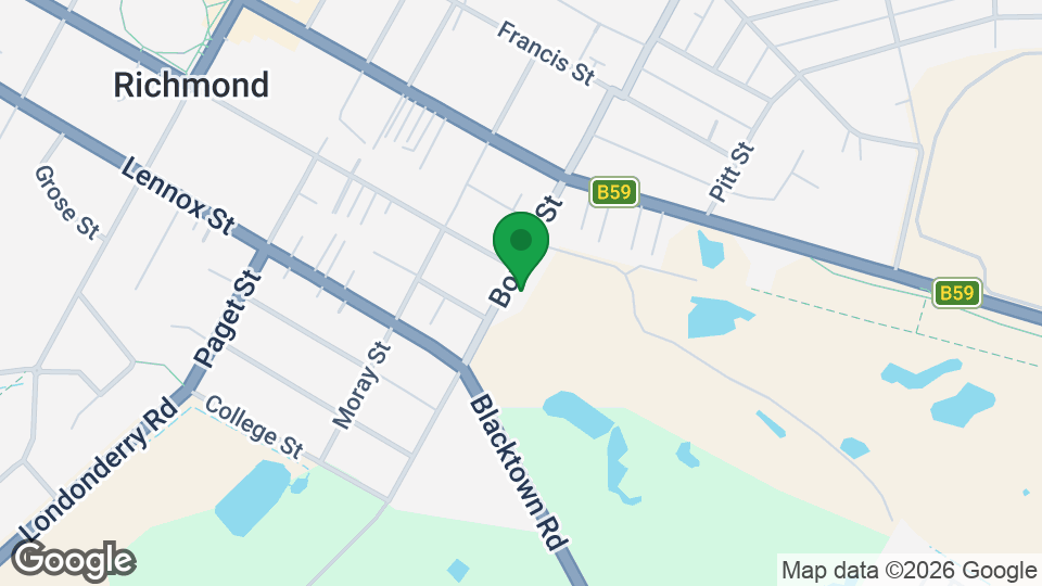 Map of Toogee Martial Arts - Quirindi Richmond