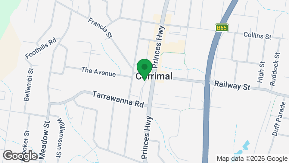 Map of Wollongong Pilates Studio