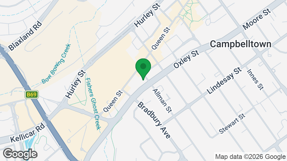 Map of inLIFE Wellness Campbelltown