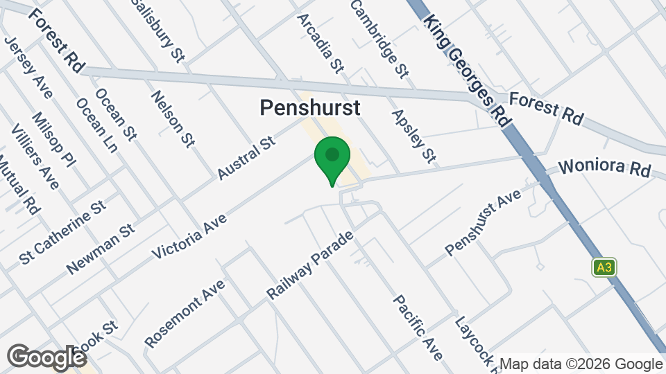 Map of Pilates Unleashed - Reformer & Aerial Pilates Studio