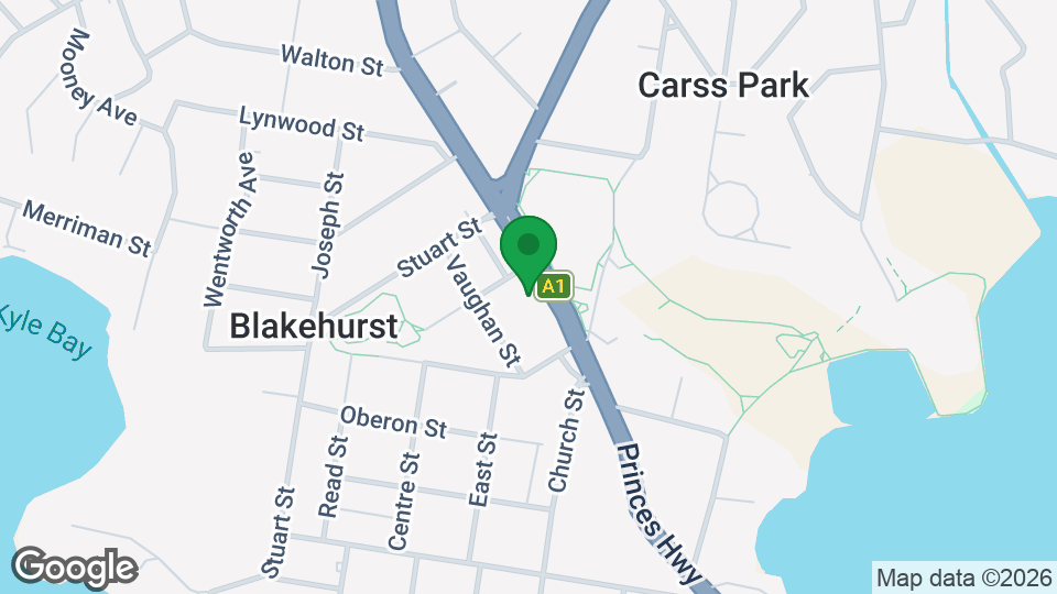 Map of inLIFE Wellness Blakehurst