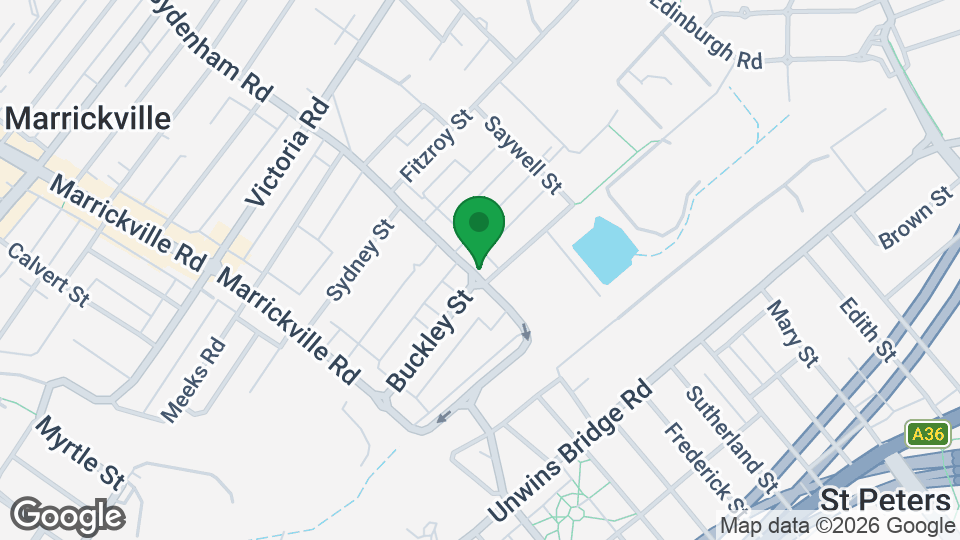 Map of Marrickville Yoga Centre