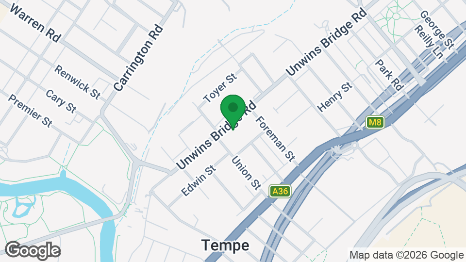 Map of Marrickville Kyokushin Karate Club