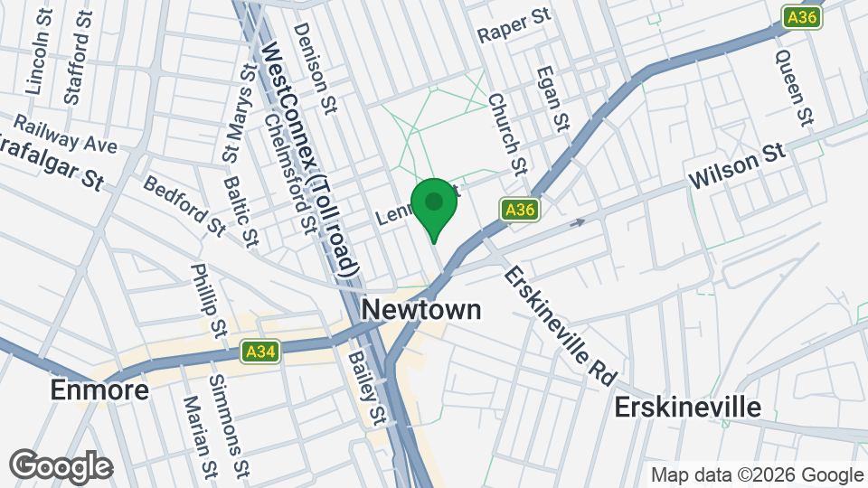 Map of Pilates on King