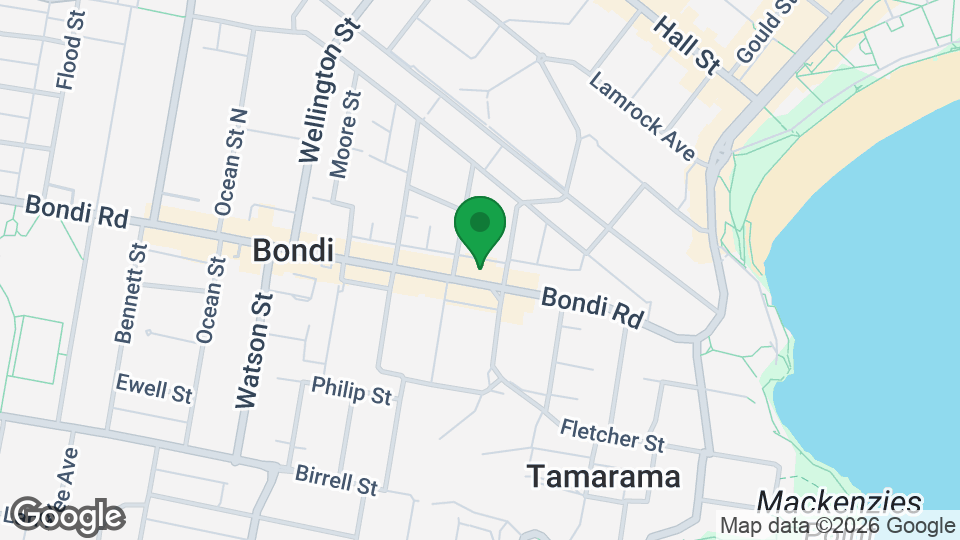 Map of The Wellness Studio Bondi