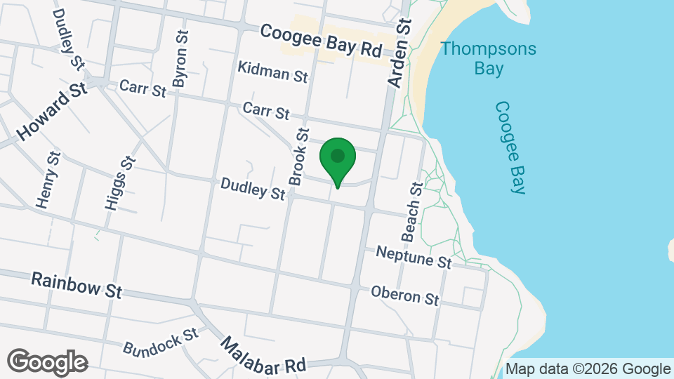 Map of Head Over Heels Pilates Coogee
