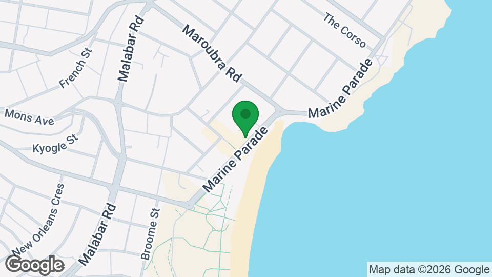 Map of The Collaborative Maroubra