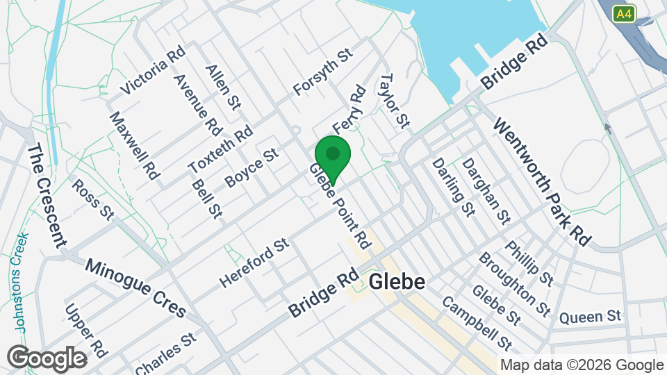 Map of Glebe Iyengar Yoga