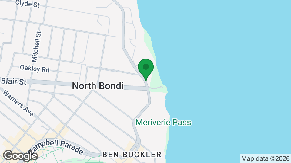 Map of Miller - Tannuri Brazilian Jiu Jitsu Bondi Beach