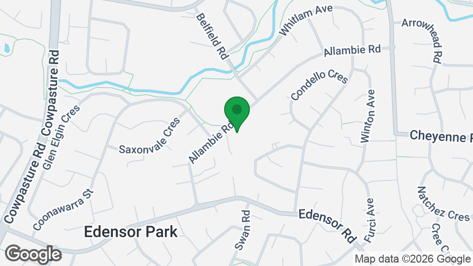 Map of The PIT Martial Arts - Edensor Park