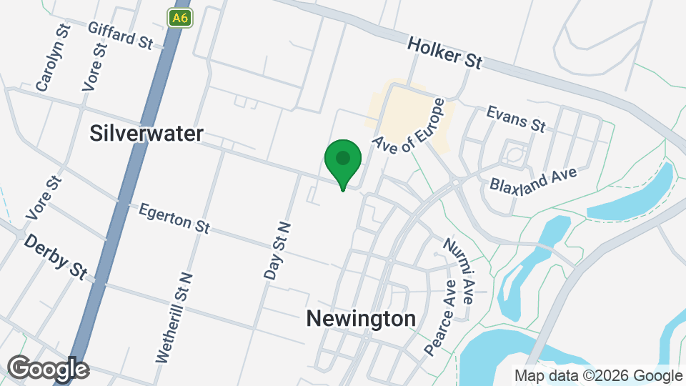 Map of KICKS Newington