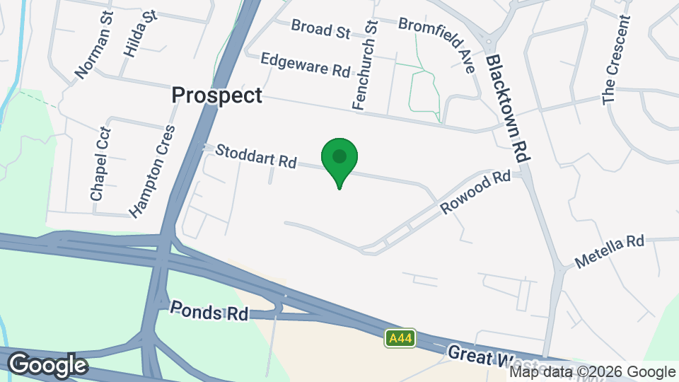 Map of Gracie Barra Prospect