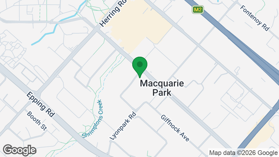 Map of KX Pilates Macquarie Park