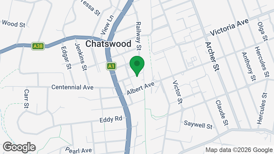 Map of Chatswood Pilates Studio