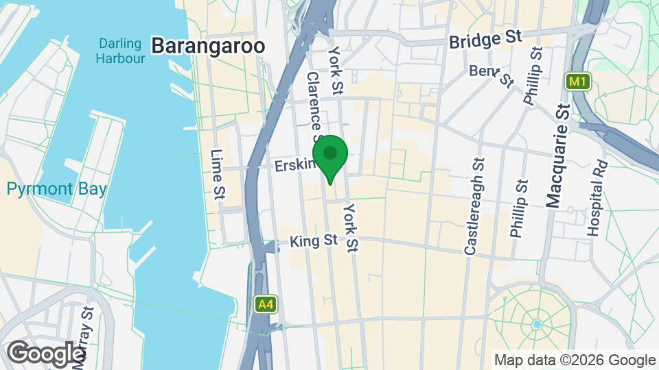Map of Garage Jiu Jitsu CBD
